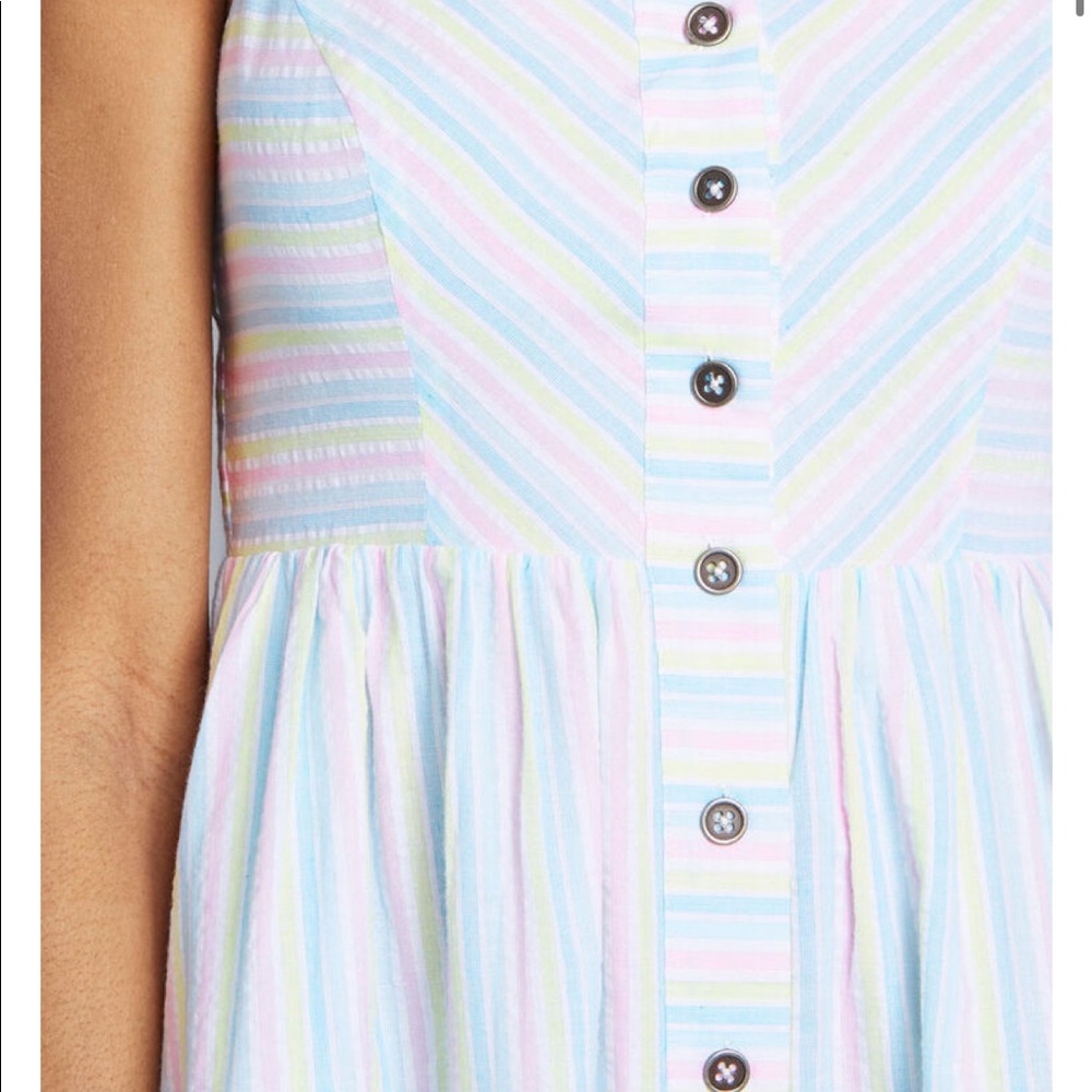 ModCloth pastel stripe dress - Picture 3 of 8